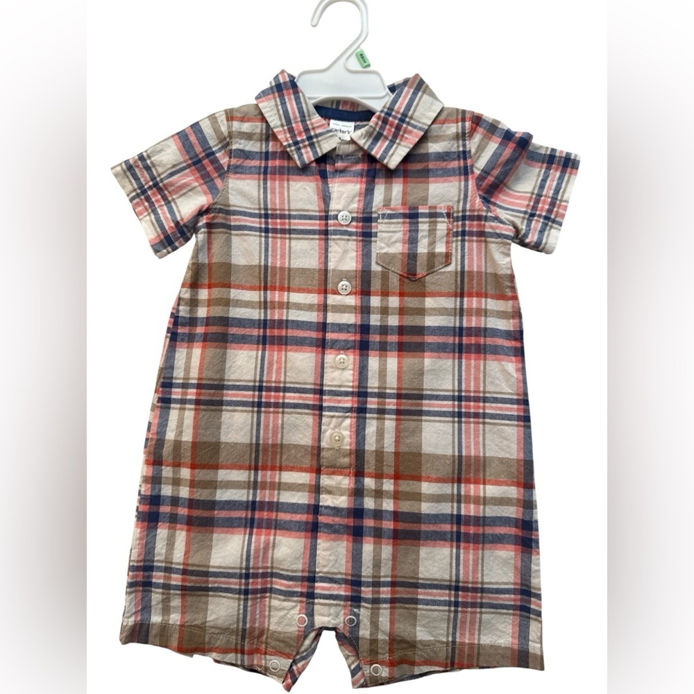Carter's Plaid One Piece size 18months new